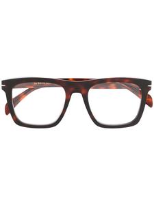Eyewear by David Beckham солнцезащитные очки в прямоугольной оправе черепаховой расцветки, коричневый