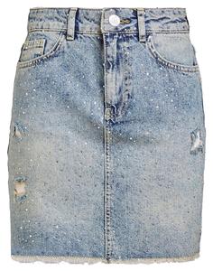 Джинсовая юбка Gaëlle Paris, синий