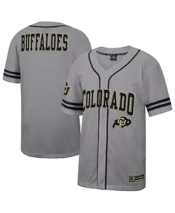 Мужская серая бейсбольная джерси Colorado Buffaloes Free Spirited Colosseum