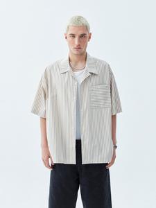 Рубашка на пуговицах Comfort fit VAMOS CLO Seguin, бежевый