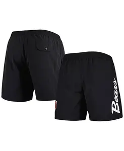 Мужские черные шорты Chicago Bears Team Essentials из нейлона Mitchell & Ness