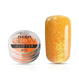Блестки для ногтей, Neon Glow 03, 3г Silcare