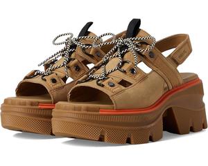 Туфли SOREL Rein CB Lace Platform, цвет Caribou Buff/Black