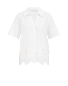 Блузка WE Fashion, белый