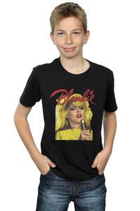 Футболка «Пение с микрофоном» Blondie, черный