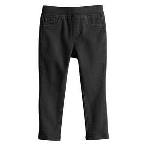 Джеггинсы со средней посадкой и джеггинсами Jumping Beans для маленьких девочек, цвет Black Luxe