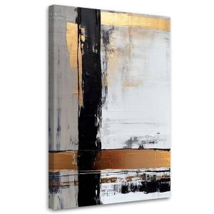 Картина арт-принт KUNSTLOFT Golden Textured Serenity 2, золотой
