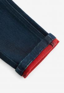 Джинсы прямого кроя SUPER PULL ON WITH STRETCH Next, синий