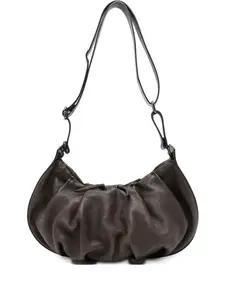 Сумка на плечо из сборчатой кожи Reptile'S House, коричневый