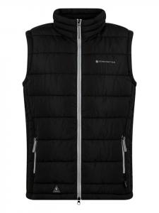 Черный стеганый жилет SCHIETWETTER Smutje Hein