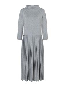 Платье-комбинация миди-длины, плиссированное, теплого серого меланжа More & More