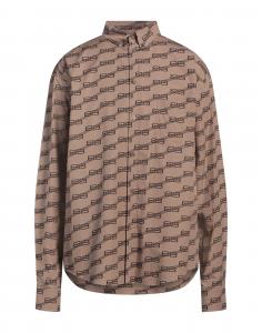 Рубашка Balenciaga, коричневый