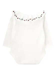 Боди Jolly Starde с вышивкой Knot, белый