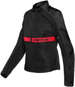 Женская мотоциклетная текстильная куртка Dainese ribelle air tex, Black/Red
