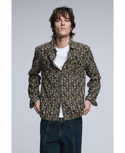 Мужская жаккардовая рубашка Desigual, Military green