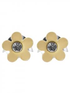 Adeliás Детские серьги - серьги-гвоздики из серебра 925 пробы с серебряными стразами