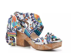 Сандалии Impo Vidalia, белые/синие/многоцветный абстрактный принт