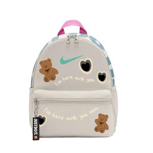 Nike Тканевый рюкзак для детей серо-белый, Wen Xuyan