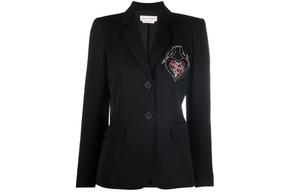 Alexander McQueen Женский деловой костюм черный, Black