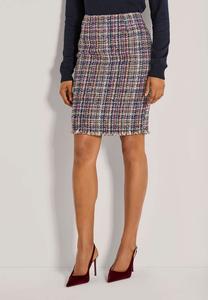 Юбка MADELEINE Pencil skirt, Black Ruby Red Multicolor/Black