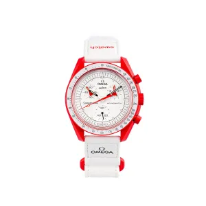 SWATCH Часы X Omega Bioceramic Moon Mission To Mars SO33R100
