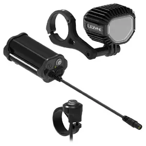 Передний свет Lezyne Super HB Stvzo P1350+/Power Pack XL MTB Loaded Kit, серебряный