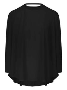 MM6 Maison Margiela блузка с высоким воротником, черный