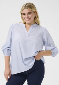Блуза MILANA Kaffe Curve, светло-голубой