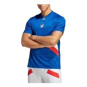 Футболка Италия значок футболка Adidas, синий