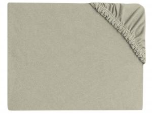 Простыня Zollner светло-серый, 140/200 см