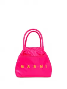 Сумка на плечо с логотипом Marni Kids, розовый
