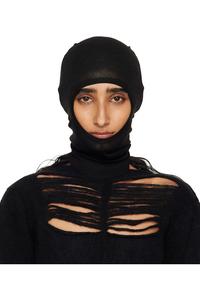 Балаклава в виде черепа конкордианцев Rick Owens, черный