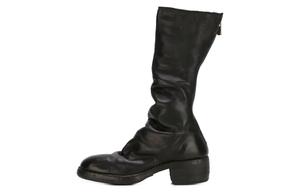 GUIDI Сапоги женские из конской кожи, черные