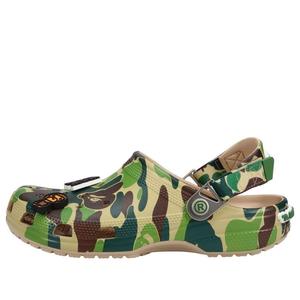 Сандалии Crocs x A Bathing Ape Clog 'Chai', зеленый