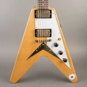 Gibson 1958 Korina Flying V 2025, натуральный
