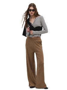 Широкие брюки No Matter What, светло-коричневый