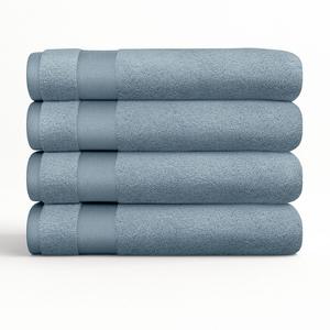 Набор из 4 полотенец Urban Loft из 100% хлопка. Все необходимое для домашней ванной комнаты., цвет Light Blue