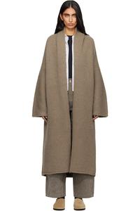 Lauren Manoogian Бежевый длинный кардиган-шаль