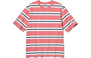 Футболка мужская персиково-розовая Uniqlo, розовый