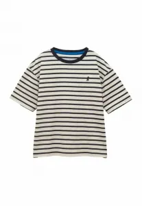 Футболка стандартного кроя с однотонным принтом let's go Joules, Navy Blue