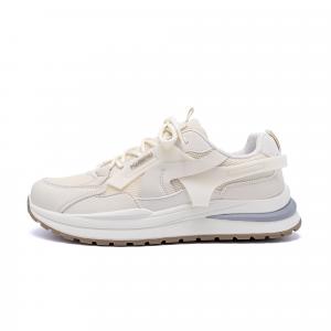 HUANQIU Низкие, массивные, увеличивающие рост, нескользящие, износостойкие кроссовки, мужские, бежево-серые