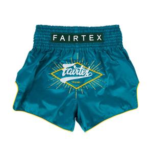 Шорты Fairtex MUAY THAI SHORTS - BS1907 FOCUS, зеленый