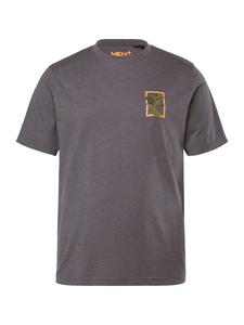 Футболка с короткими рукавами из синего денима Men Plus