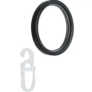 Плоское кольцо Плоское кольцо с крюком Garesa, черный