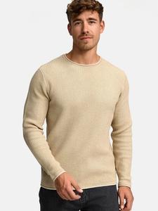 Вязаный свитер инпетри Indicode, бежевый