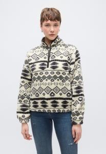 Джемпер ONLY Tall ONLNEW DALLAS HIGHNECK ZIP, Birch/Dark Grey/Dark Grey