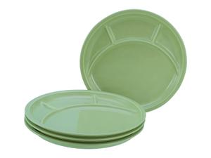 Тарелка для фондю, зеленая, 27 см, универсальная Creatable, зеленый