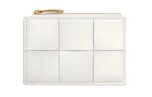 Коллекция дорожных аксессуаров кожаный картхолдер, кошелёк Women's Chalk White Bottega Veneta, Set (Bag+Dust Bag)