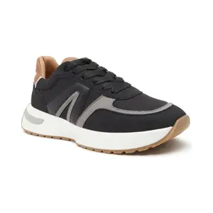 Кроссовки с добавлением кожи Alexander Smith, черный