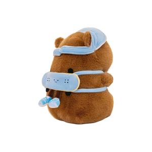 Плюшевая игрушка капибара футболист капибара кукла высота 22см/30см Happy Fish